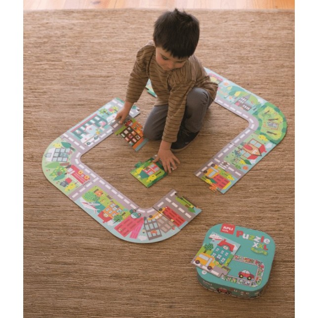 Apli kids didelė dėlionė "Miestas" 4+