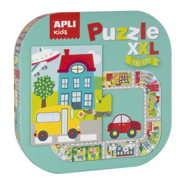 Apli kids didelė dėlionė "Miestas" 4+