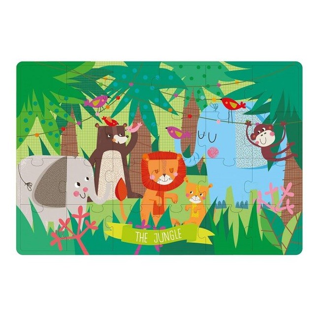 Apli kids dėlionė "Džiunglės" 24 d.