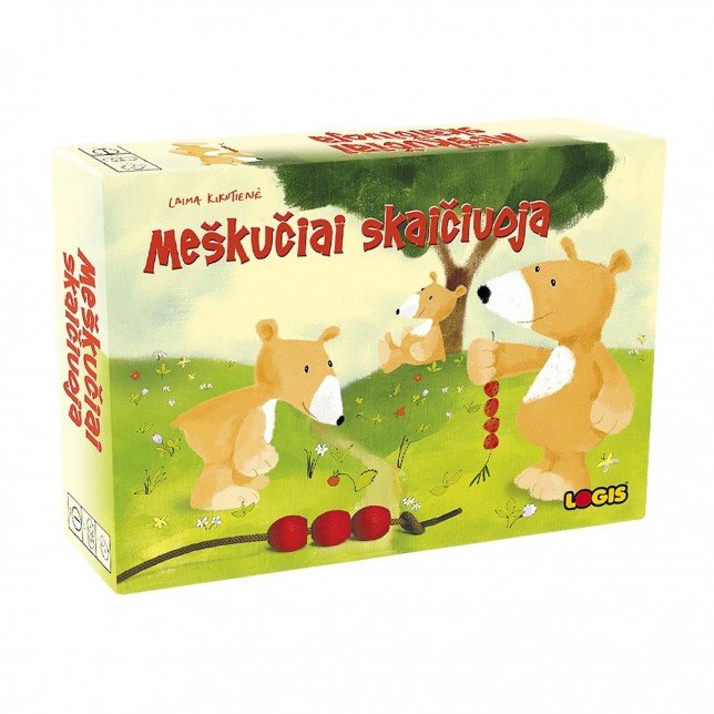 Stalo žaidimas: Meškučiai skaičiuoja