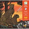 Djeco tapymo - piešimo rinkinys "Egzotiniai gyvūnai"