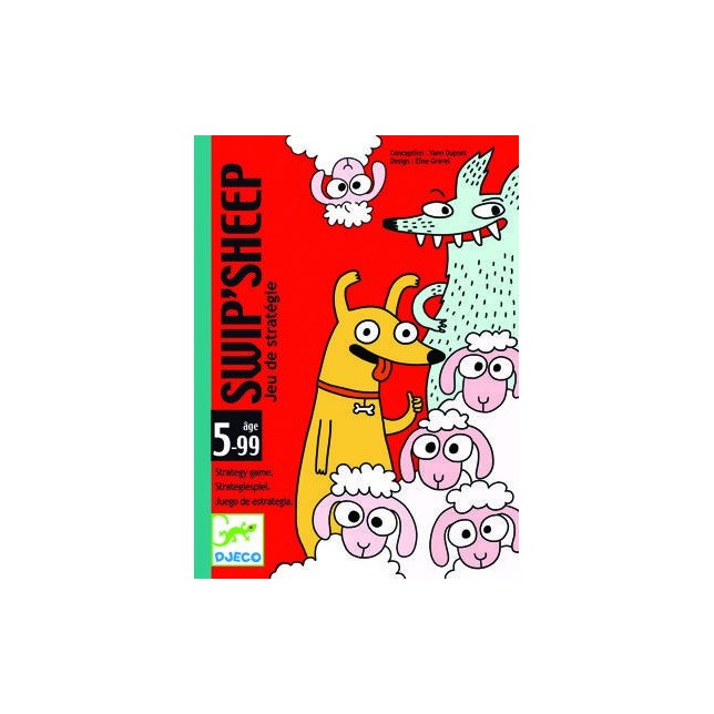 Djeco kortų žaidimas ''Swip sheep''