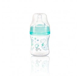 Mėtinio atspalvio buteliukas - "Paukšteliai" / 120 ml
