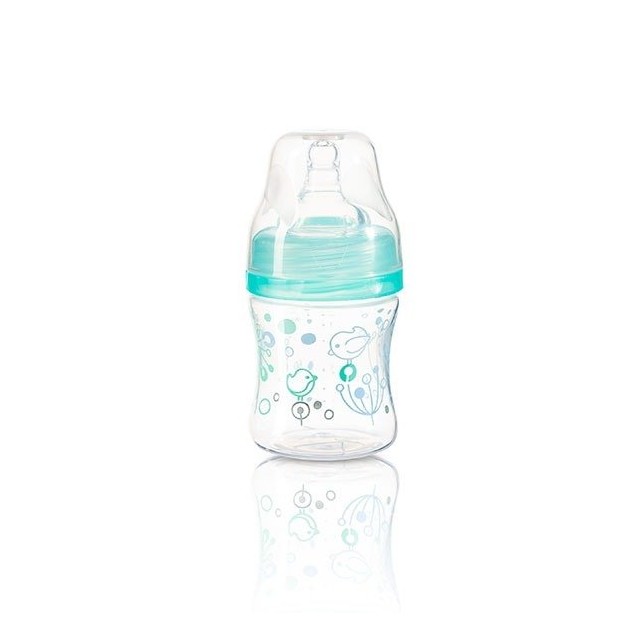 Mėtinio atspalvio buteliukas - "Paukšteliai" / 120 ml