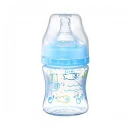 Mėlyno atspalvio buteliukas - "Žuvytės" / 120 ml