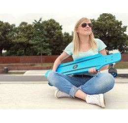 Raudona Hudora LONGBOARD CruiseStar riedlentė
