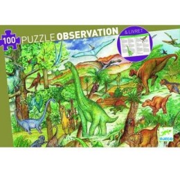 Djeco dėlionė - Dinozaurų era (100 dalių)