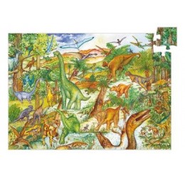 Djeco dėlionė - Dinozaurų era (100 dalių)