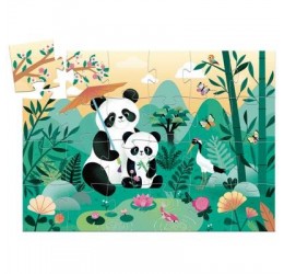 Djeco dėlionė - Panda Leo (24 dalys)
