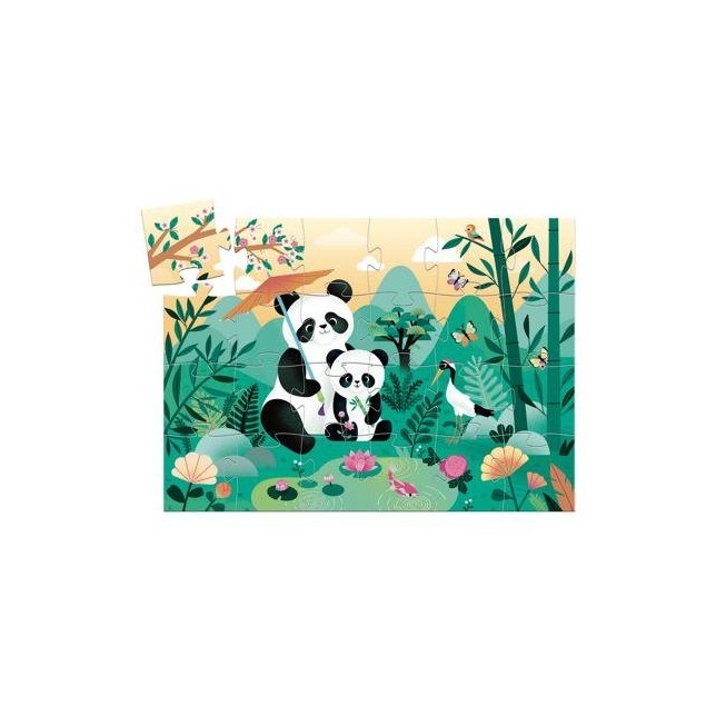 Djeco dėlionė - Panda Leo (24 dalys)