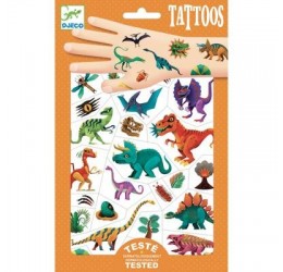 Djeco tatuiruočių rinkinys "Dinozaurai"