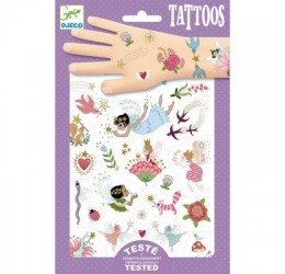 Djeco laikinos tatuiruotės "Fėjos ir draugai"