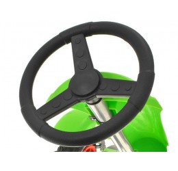 Minamas kartingas su pripučiamais ratais