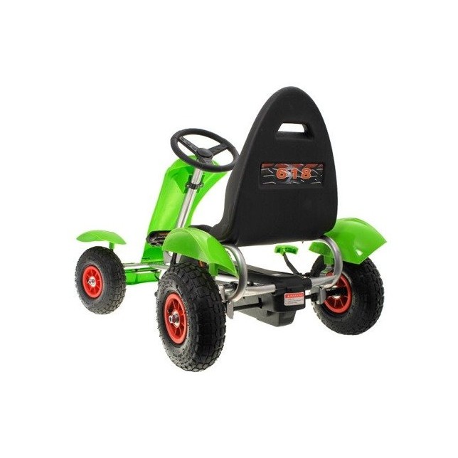 Minamas kartingas su pripučiamais ratais