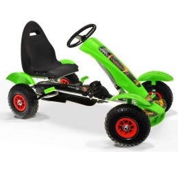 Minamas kartingas su pripučiamais ratais