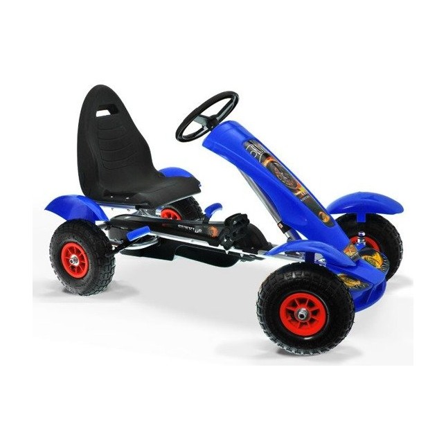 Minamas kartingas su pripučiamais ratais