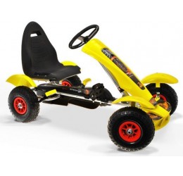Minamas kartingas su pripučiamais ratais