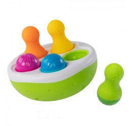 Sensorinis edukacinis žaidimas "SpinnyPins"