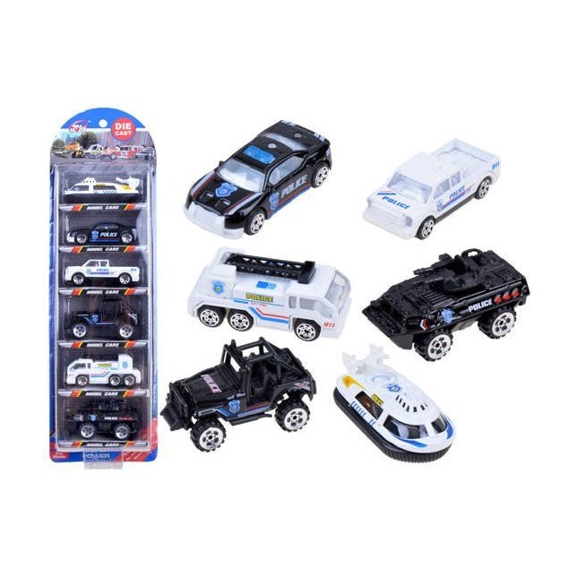 Policijos automobilių rinkinys (6 vnt.)