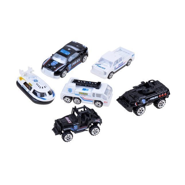 Policijos automobilių rinkinys (6 vnt.)