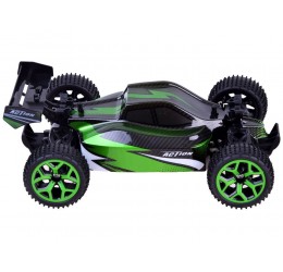 RC Buggy racer automobilis su keturiais varomais ratais (žalias)