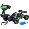 RC Buggy racer automobilis su keturiais varomais ratais (žalias)