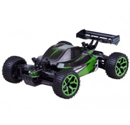 RC Buggy racer automobilis su keturiais varomais ratais (žalias)