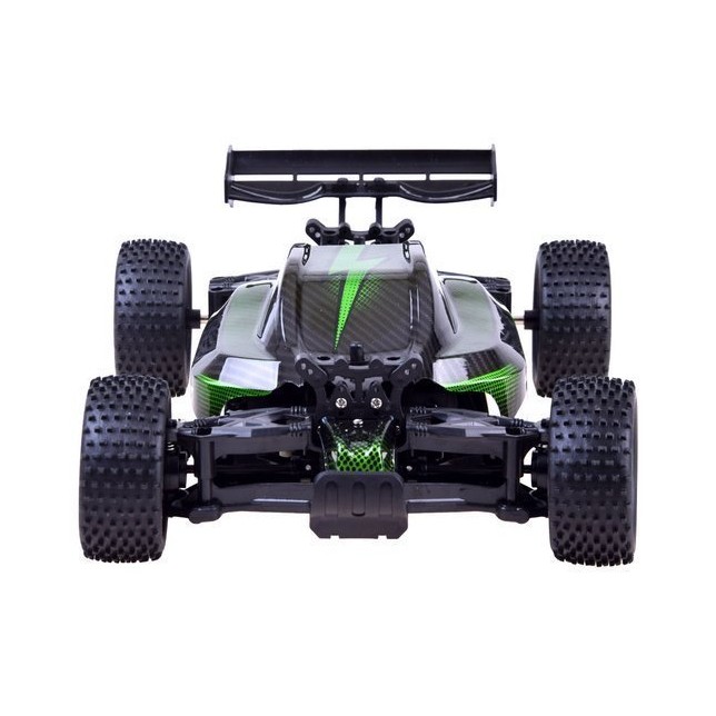 RC Buggy racer automobilis su keturiais varomais ratais (žalias)