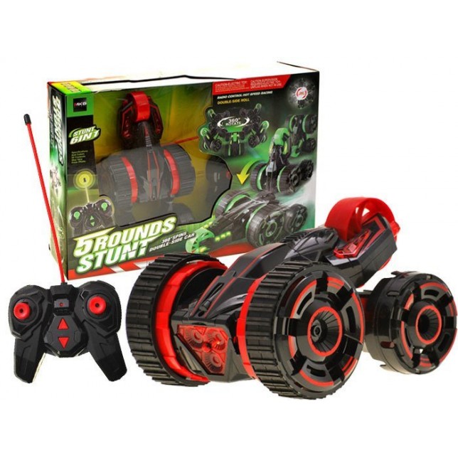 RC Kosminis triukų automobilis (raudonas)