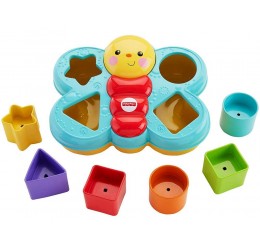 Fisher Price kaladėlių rūšiuoklis "Drugelis"