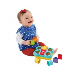 Fisher Price kaladėlių rūšiuoklis "Drugelis"