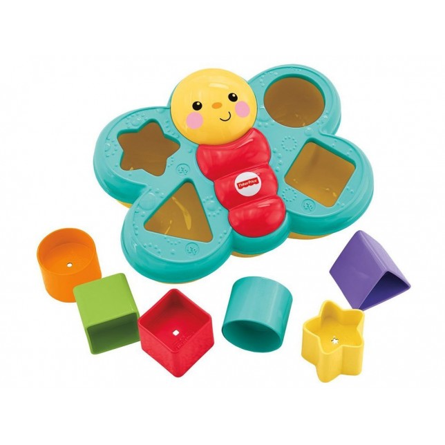 Fisher Price kaladėlių rūšiuoklis "Drugelis"