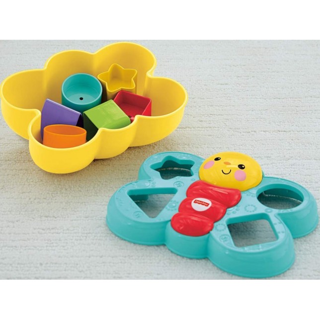 Fisher Price kaladėlių rūšiuoklis "Drugelis"