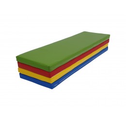 Spalvotas sulankstomas čiužinys 160x120x5 cm