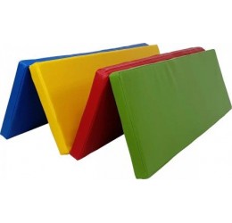 Spalvotas sulankstomas čiužinys 160x120x5 cm