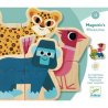 Medinė magnetinė dėlionė "Mixanimo"