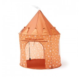 Kids Concept oranžinė vaikiškai palapinė "Žvaigždelė"