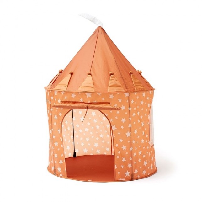 Kids Concept oranžinė vaikiškai palapinė "Žvaigždelė"