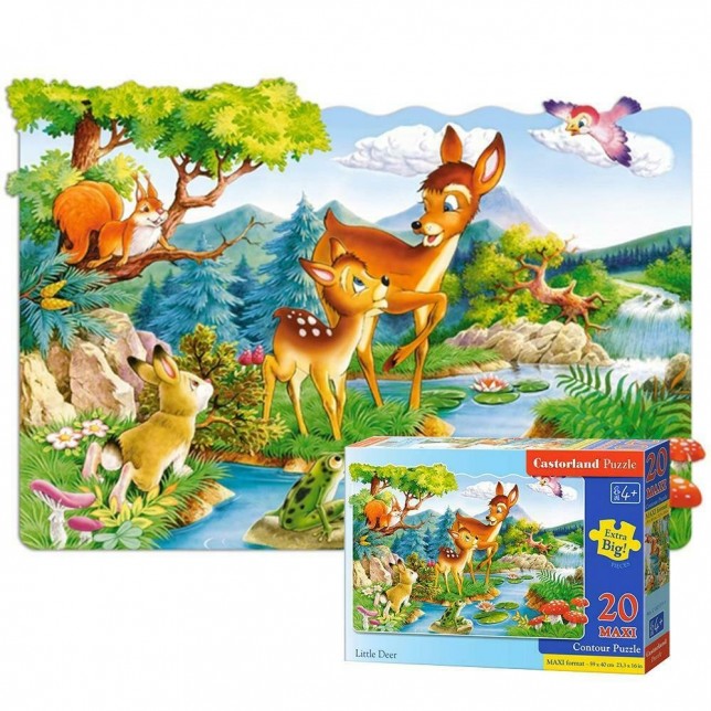 Castroland dėlionė - Deer Animal / 20 maxi detalių
