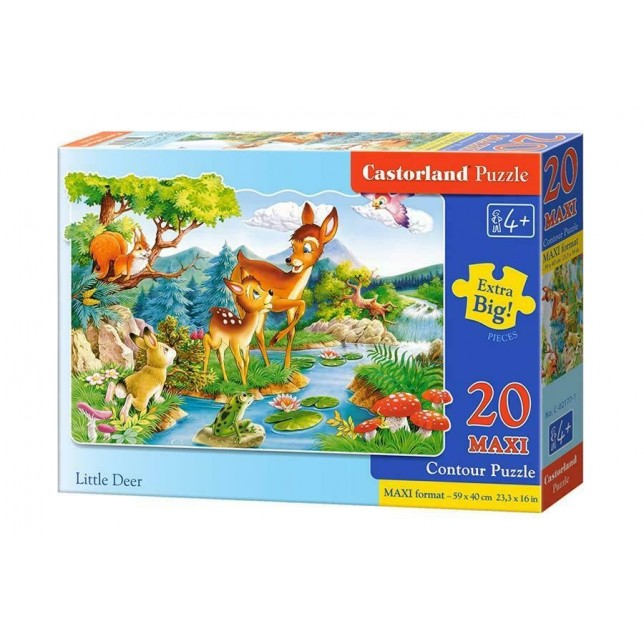 Castroland dėlionė - Deer Animal / 20 maxi detalių