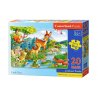 Castroland dėlionė - Deer Animal / 20 maxi detalių
