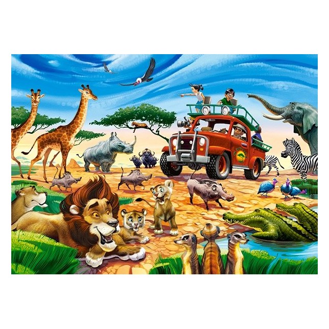 Castroland dėlionė - "Safari adventure" / 180 detalių B-018390