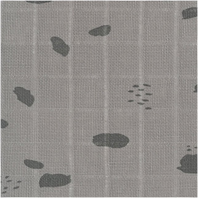 Pilkų taškuotų vystyklų komplektas 70x70cm (3 vnt.)