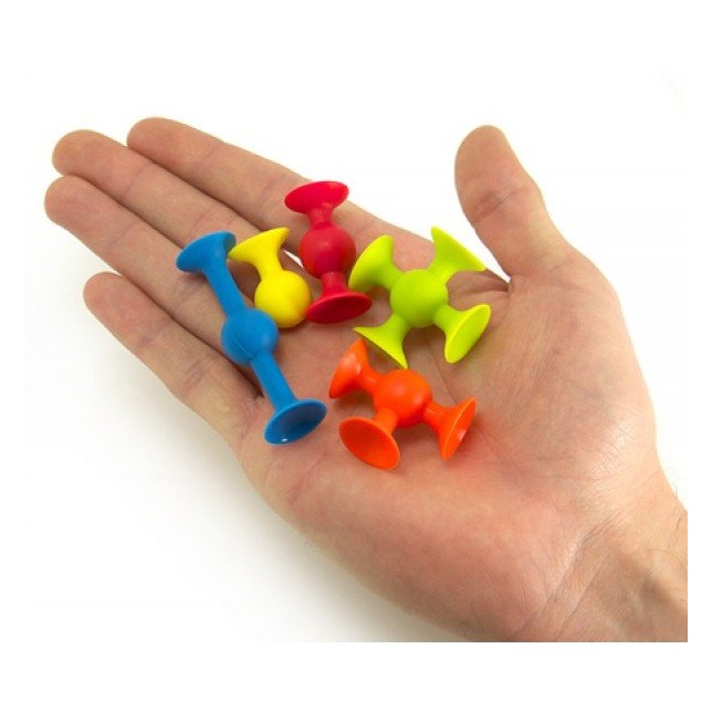Mini edukaciniai lipšniukai Squigz (75 vnt.)
