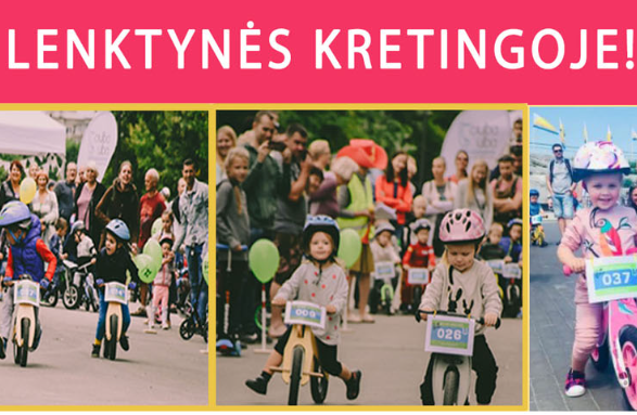 RENGINYS: Balansinių dviratukų lenktynės ir pramogos KRETINGOJE!