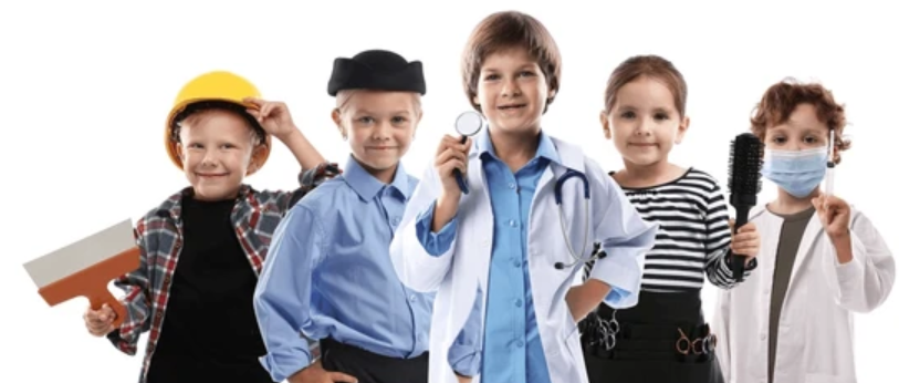 Profesijų, vaidmenų žaidimai vaikams