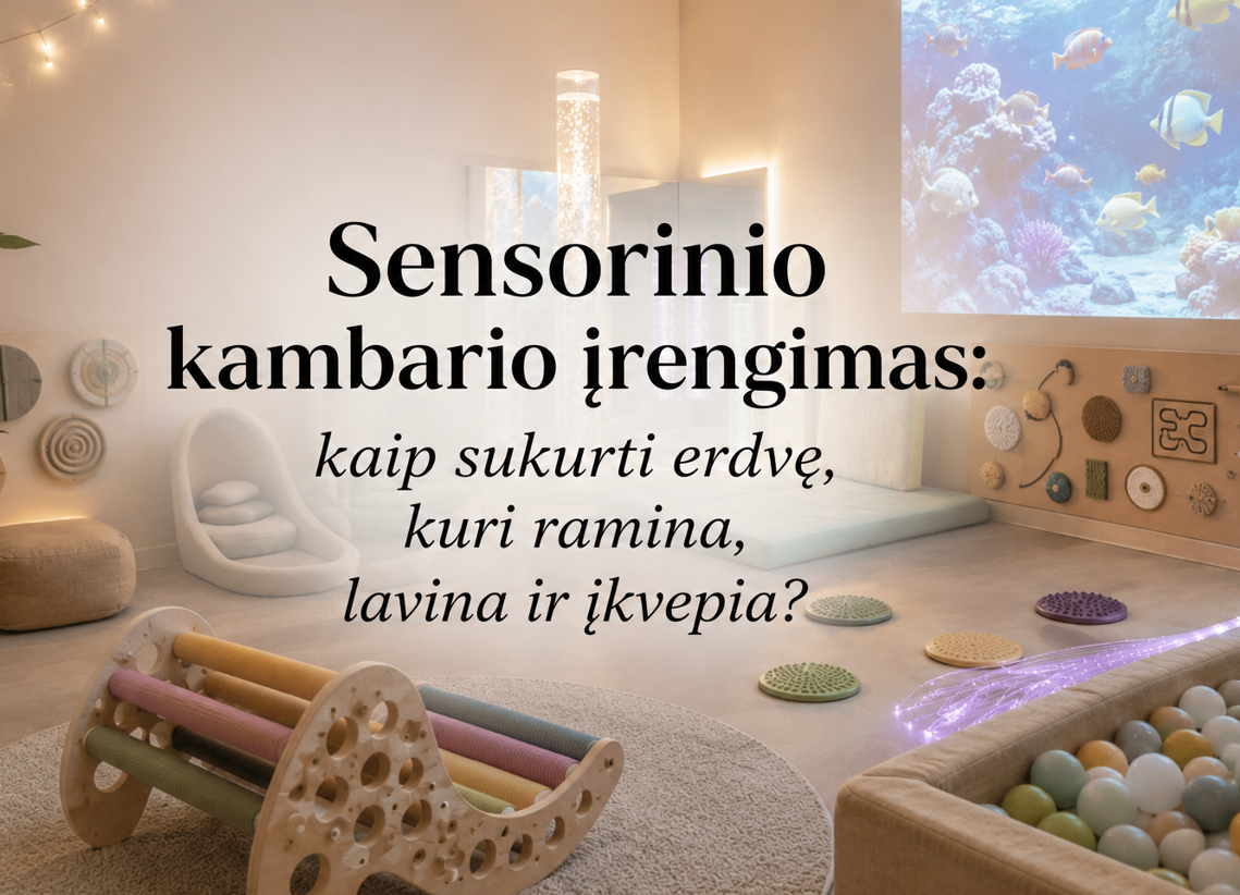 Sensorinio kambario įrengimas: kaip sukurti erdvę, kuri ramina, lavina ir įkvepia?